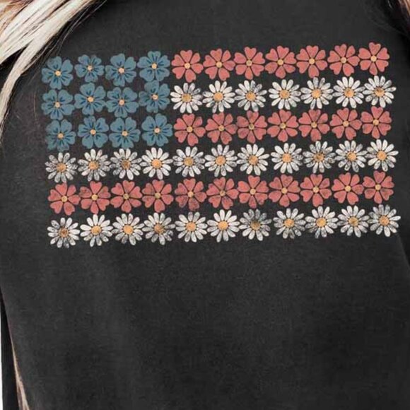 American Flag T-Shirt, 4th of July Shirts, Fourth of July Funny Shirt - Picture 2 of 4